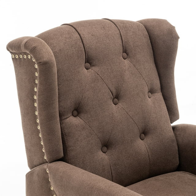 Fauteuil inclinable Dejaun, Brun
