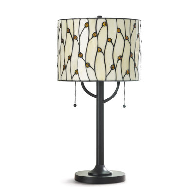 Lampe de table en bronze foncé 25 po Kenyatta