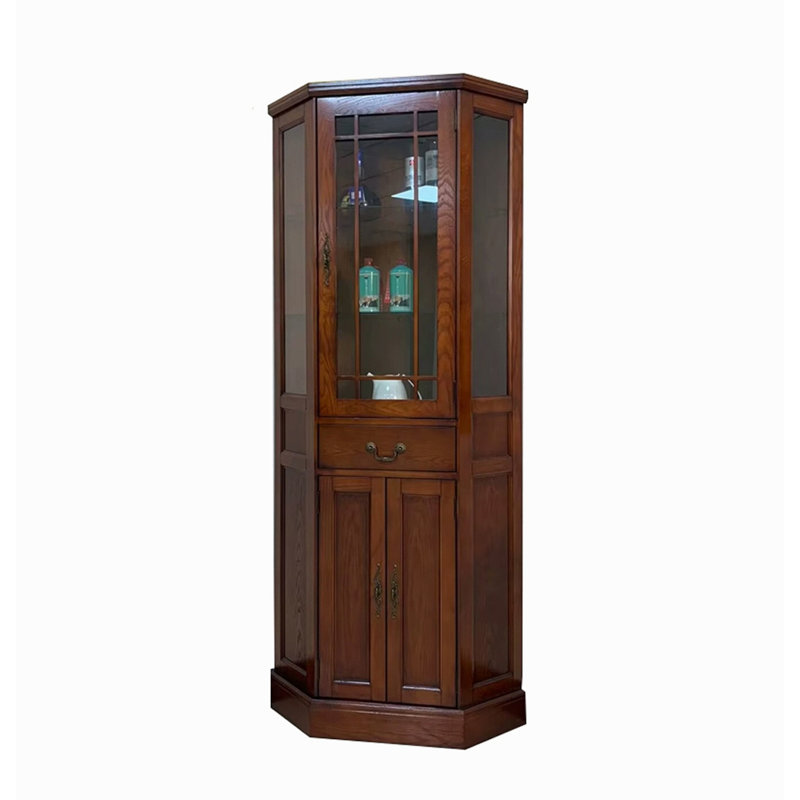 Armoire à vin en bois massif 23,62 po Conrer