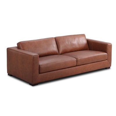  91'' Genuine Leather Sofa
