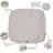 Pina Outdoor 4'' Dining Chair Seat Cushion-791500610-791500637