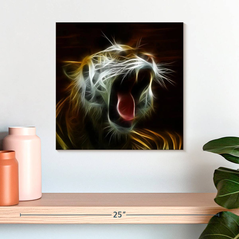 Tigre Brampt, H 16 po x l 16 po