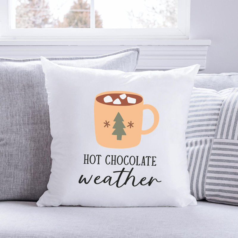 BohoChristmas-09 Reversible Throw Pillow, 14" x 14"