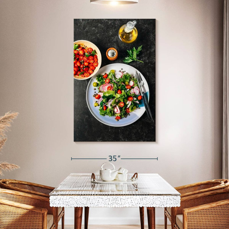 Yarlin Vegan Salad, 51" H x 34" W