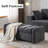 Modern-style Oversized Storage Bench-951708528