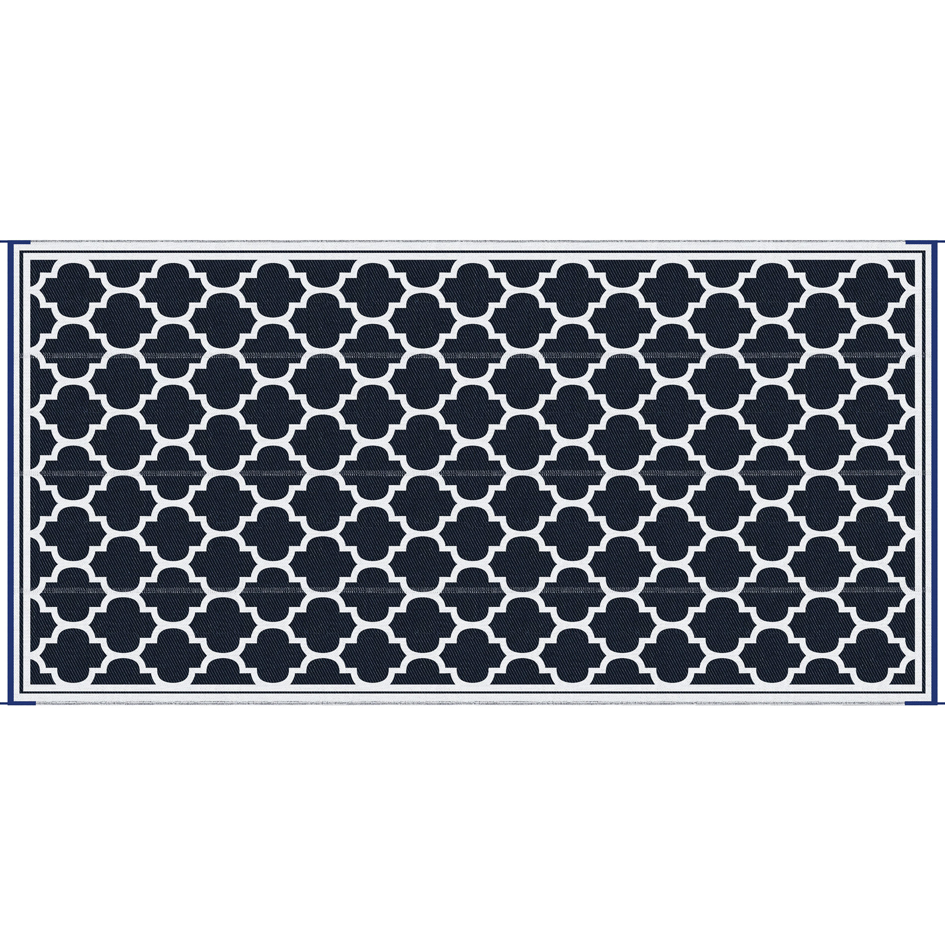 Latitude Run® 9' X 18' Reversible Outdoor Rug, Waterproof Portable ...
