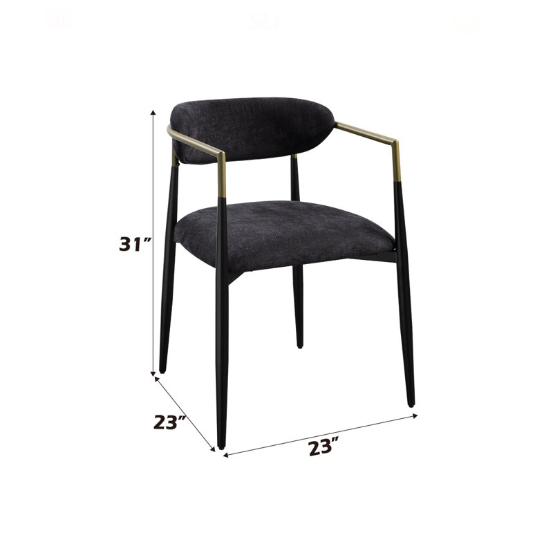 Ensemble de salle à manger 7 pièces Jaramillo avec table rectangulaire et chaises d'appoint confortables, parfait pour les réunions de famille et les expériences culinaires élégantes., Ensemble de table de salle à manger