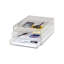 A4 Acrylic Drawer Box, Desk Organiser with 3 Compartments