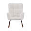 Fauteuil d'appoint rembourré en tissu Comfy
