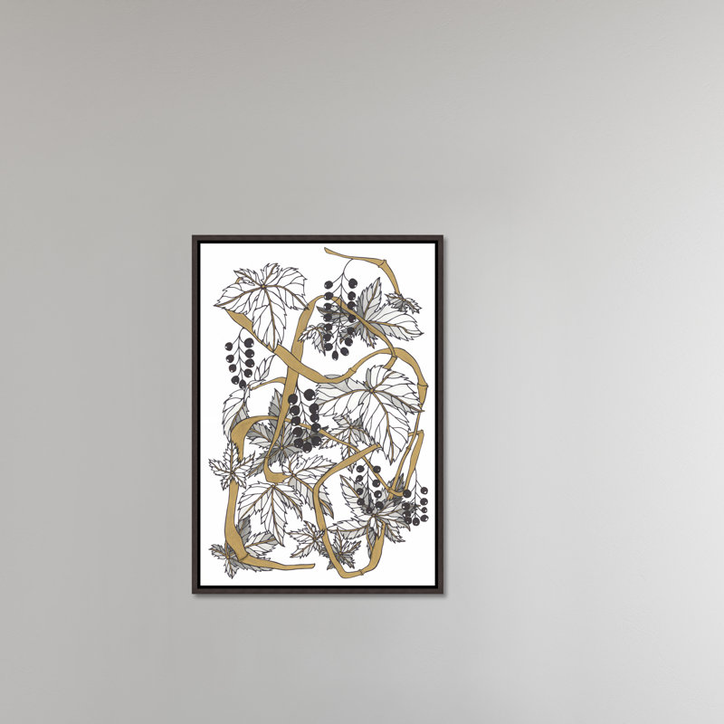 Intertwined Gold I Print by Bella Lane, 45.75" H x 31.75" W