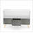 Alannys Kids bookcase with Collapsible Fabric Drawers, Children's Book Display, Toy Storage Cabinet Organizer-1978066846