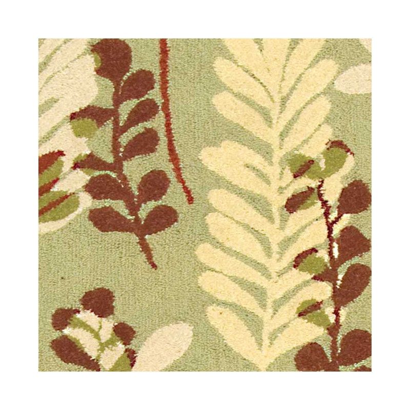 Berkley Hand Hooked Thick Wool Pile Floral Rug, Runner 2'6" x 10'