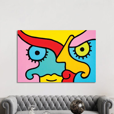 Thinking by Billy The Artist - Print on Canvas