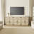 Chevron Accent Cabinet with Drawer & Adjustable Shelf-1170570258