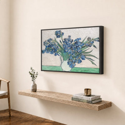 Iris dans un vase, 1890 par Vincent Van Gogh - Impression sur toile