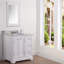Derby Cashmere 36'' Single Sink Bathroom Vanity Set with Mirror-300224427-300224424