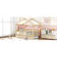 Lit simple en bois avec lit gigogne simple