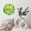 Horloge verte avec chiffres