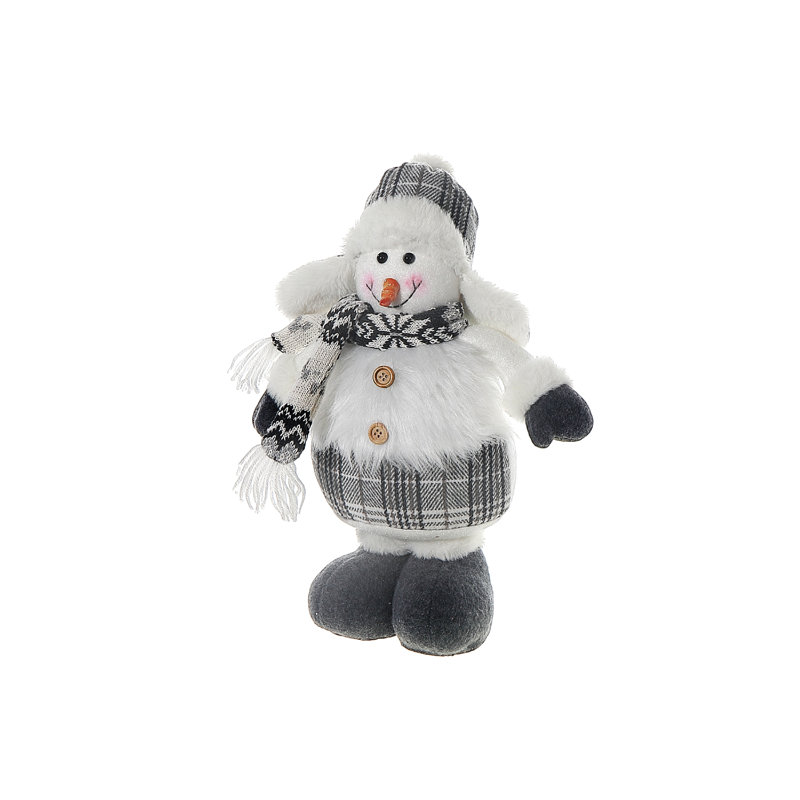 Bonhomme de neige d'hiver en peluche