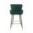 Semire Upholstered Full Back Bar & Counter Stool with Square Armrests and Metal Footrest, Luxury Bar Stool for Living Room-204509989-235720788