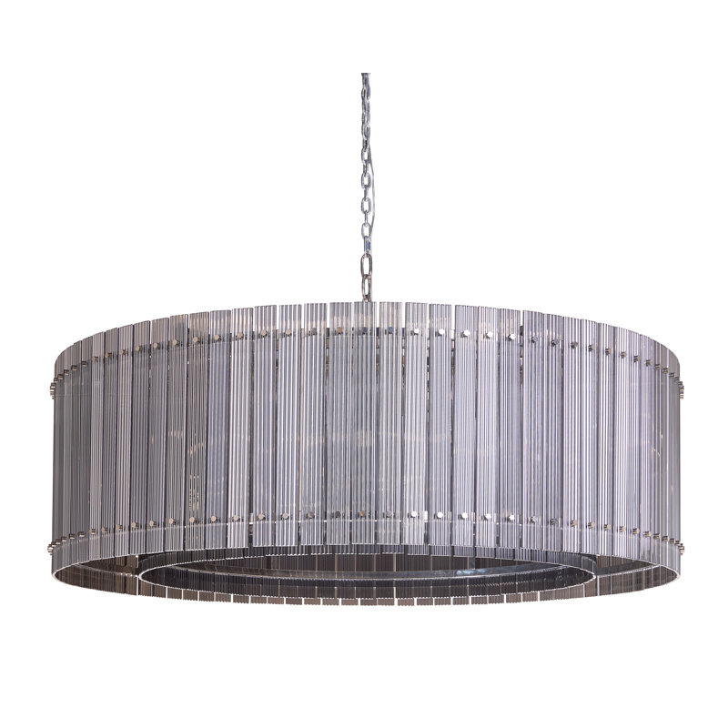 Kore Glass Chandelier, 19.5" H x 60" W x 60" D