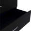  Commode à trois tiroirs Zurich, quincaillerie en métal, plateau supérieur, chambre noire-2139515348
