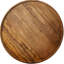 Élégante table de jeu - plateau en bois massif, fabrication en fer, 32,12 po de largeur, base de divertissement ronde tendance, diamètre, décor