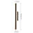 Solinell Dimmable Oval Minimalist Rectangular LED Wall Light