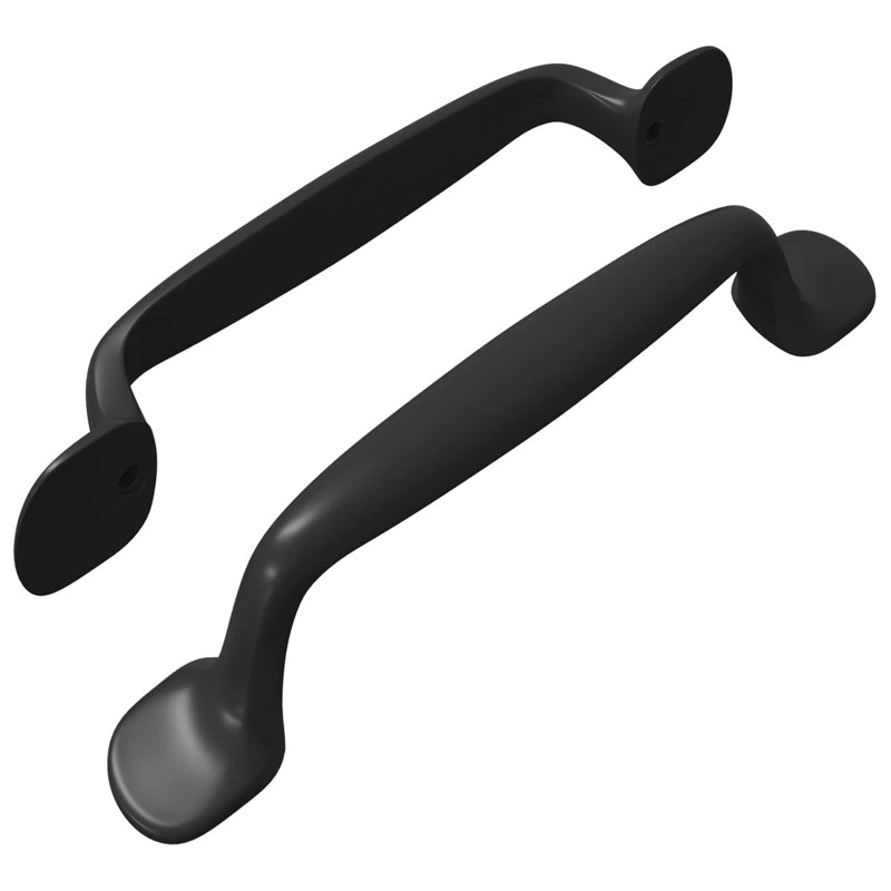 Vidaxl Furniture Handle Black Aluminium Cabinet Hardware Drawer Pull Door Home
