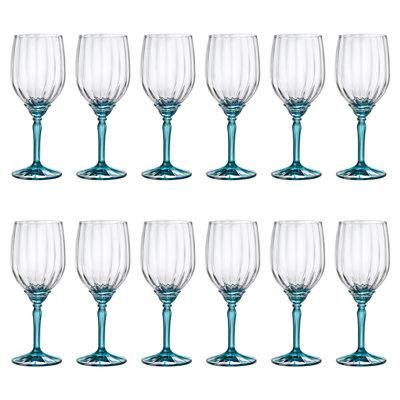Florian White Wine Glasses