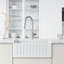 Robinet de cuisine sans contact avec douchette extractible 2 fonctions H 18 "Greenwich-86753564