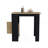 Stirling Kitchen Island with 1-Door Cabinet Push to open System and Side Shelves-24729827-24729826