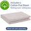 Drap en coton 400 fils - Drap rafraîchissant, respirant et doux-103254613-103254608