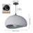 Prim 1 - Light Gray Single Pendant-1923796608