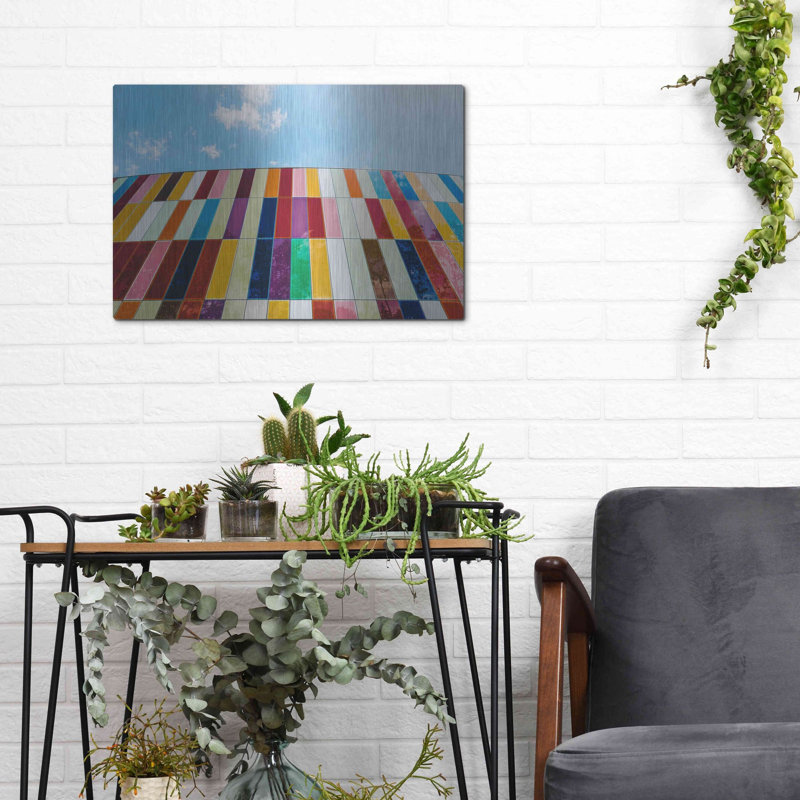«Glass Rainbow», art mural en métal, H 12 po x l 16 po