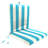 21" x 44" Outdoor Chair Cushion with Ties and Loop-124594401