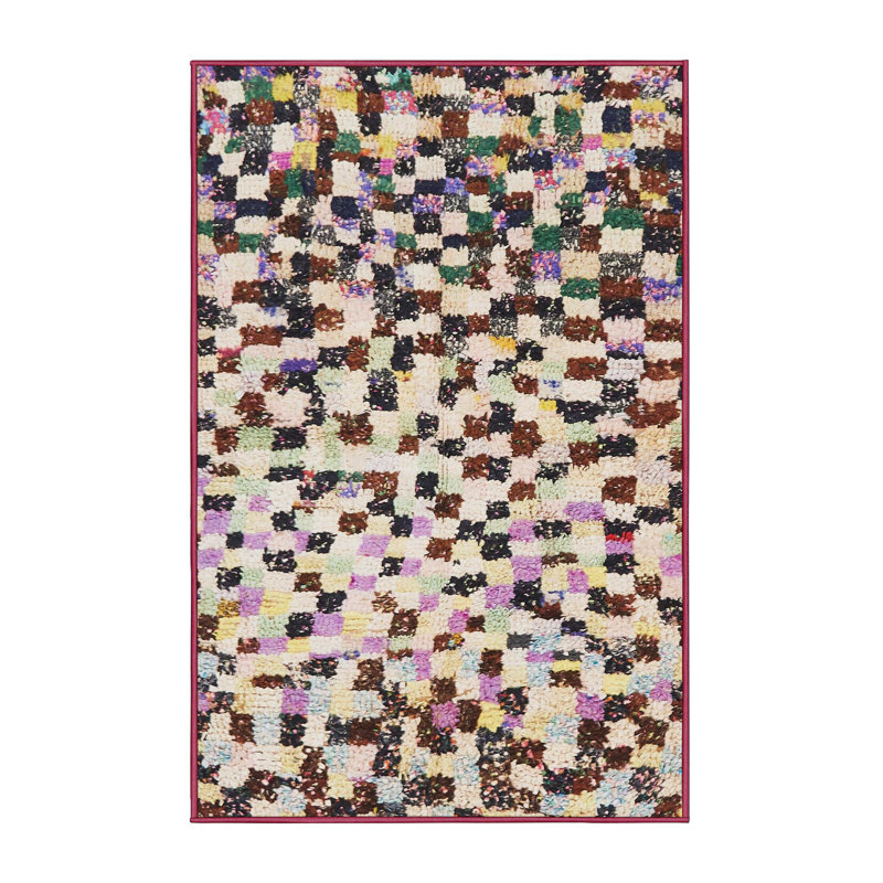 Tapis abstrait moderne 669, Rectangle 5 pi x 7 pi