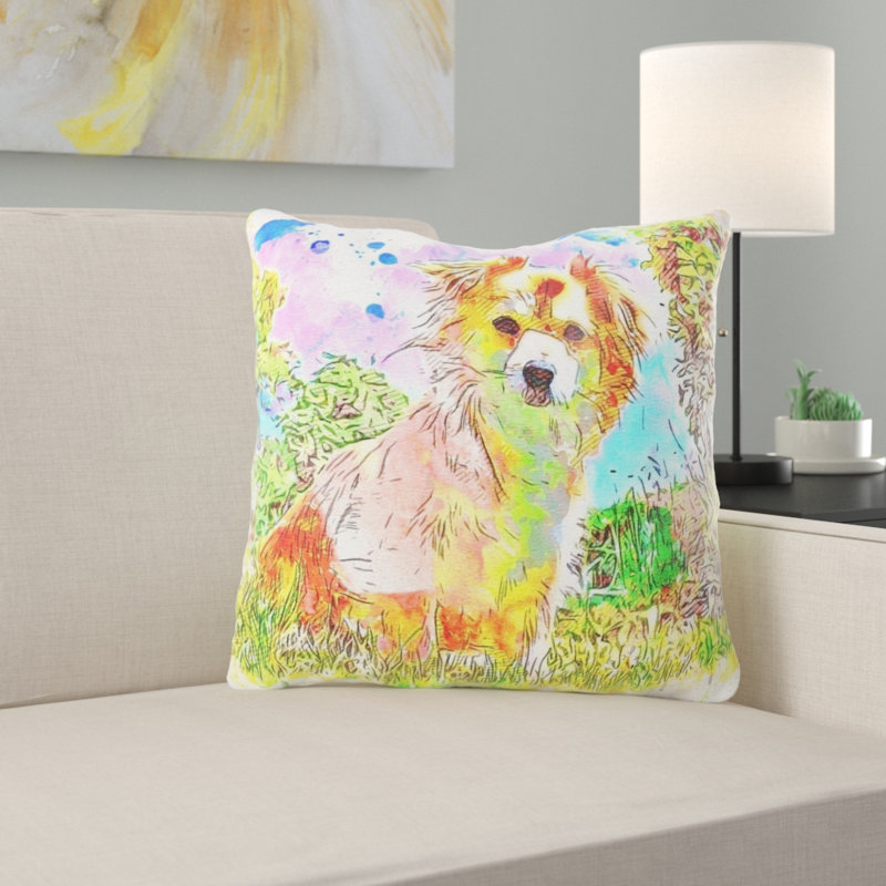 Coussin pour chien Vannote, Microsuède, Intérieur