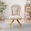 Chaises d'appoint de salle à manger (ensemble de 2), chaises d'appoint rembourrées en tissu de velours-59100577