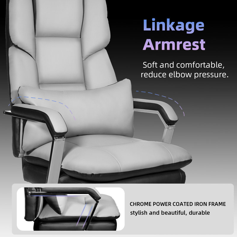 Sachar Executive Chair, Gray/Black