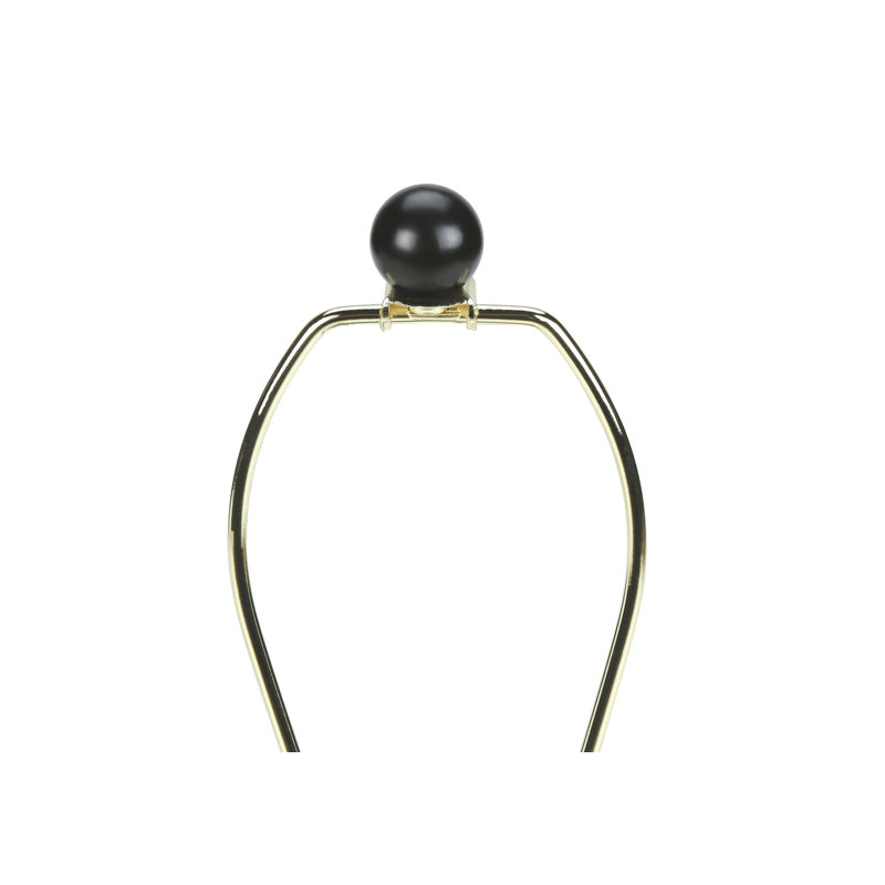 Lighting, H 21 po, lampe de table, abat-jour ivoire / crème, moderne