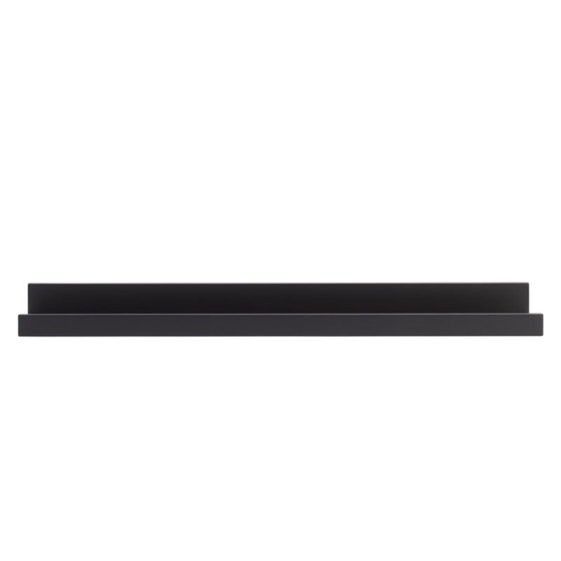 MELANNCO Floating MDF Photo Ledge for Bedroom, Living Room, Bathroom, Kitchen, Nursery, 24-Inch, Dark Brown