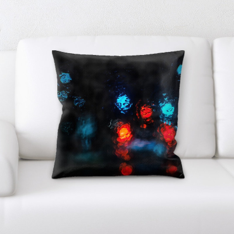 Coussin décoratif flou