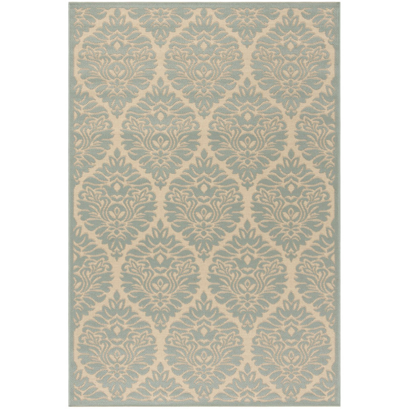 Tapis damassé intérieur / extérieur 100 Performance, Rectangle 8 pi x 10 pi