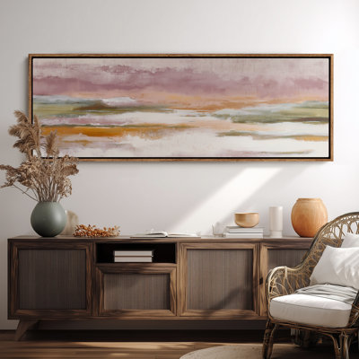 «Mute Mountain Layers», impression de paysage abstrait, art mural