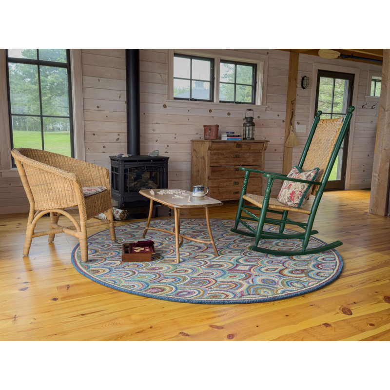 Rainbows Hand-Tufted Wool Area Rug, Runner 2'6" x 8'
