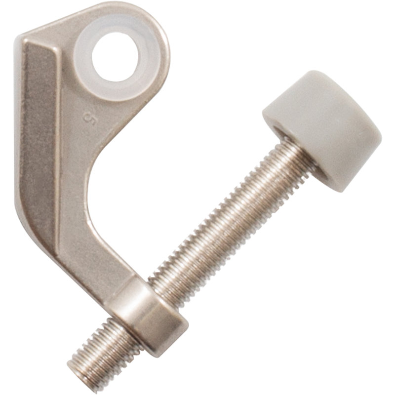 Butée de charnière en zinc, Nickel satiné