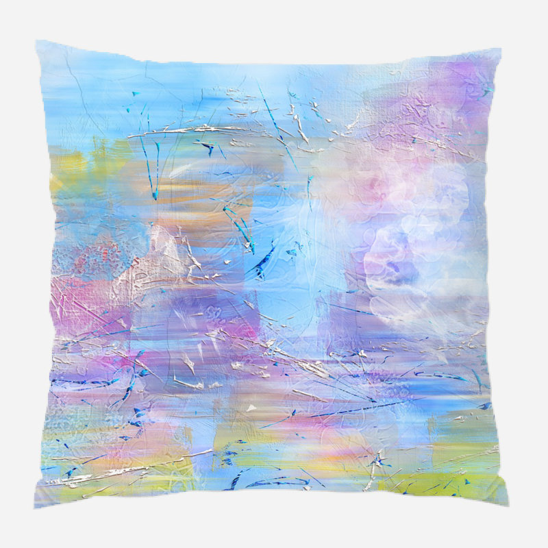 Coussin décoratif Cayuga, Microsuède, Intérieur