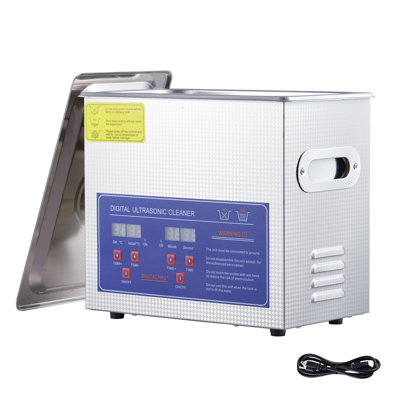 Professional Digital Ultrasonic Cleaner 3.5L/3.2L – 40kHz Cavitation, Heated Stainless Steel Tank, Digital Timer – Ideal for Laboratory, Dental, Jewelry, Glasses, Tools, and Small Parts