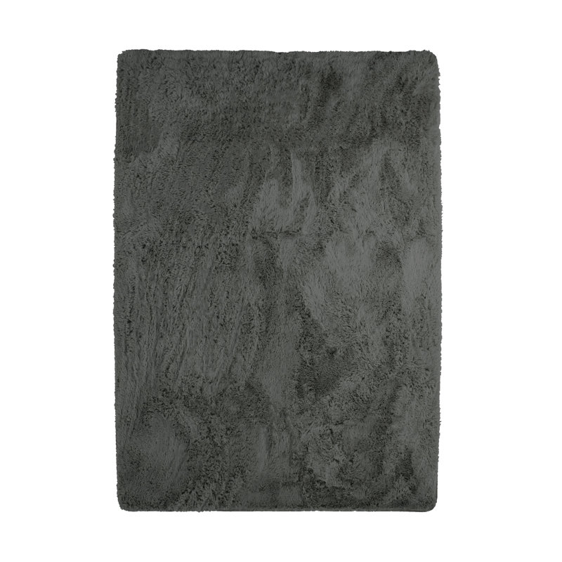 Kathlene Solid Colour Shag Area Rug, Rectangle 225 x 340cm